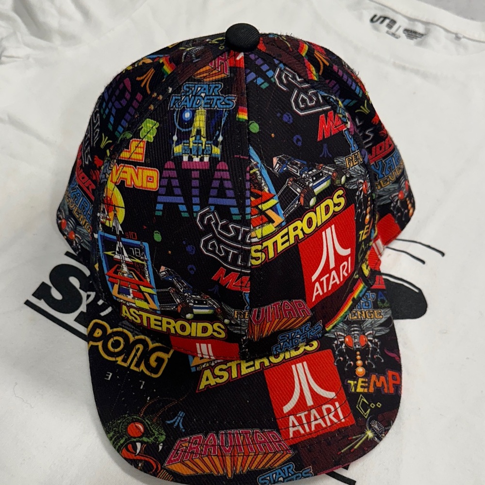 Atari Black Multicolor Gaming Cap - image 1